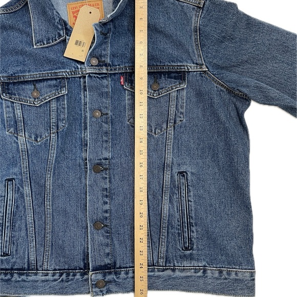 NWT Levi’s Trucker Denim Jacket XL NWT Type III Medium Stonewash Blue - Picture 7 of 16